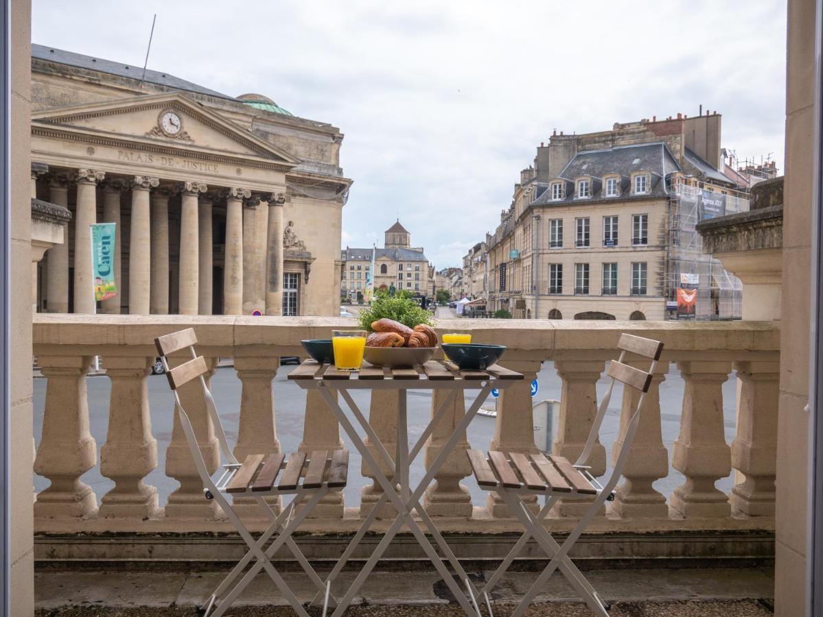 Studio Renove Avec Terrasse Et Vue Unique ! Caen Dış mekan fotoğraf